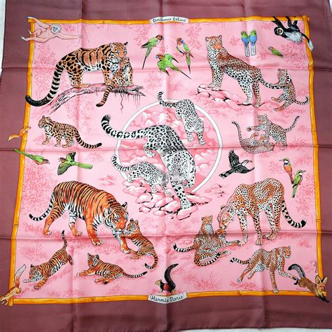 Hermès Tendresse Féline Scarf 